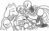 Undertale Coloring Pages Frisk Characters Deviantart Template Sketch sketch template