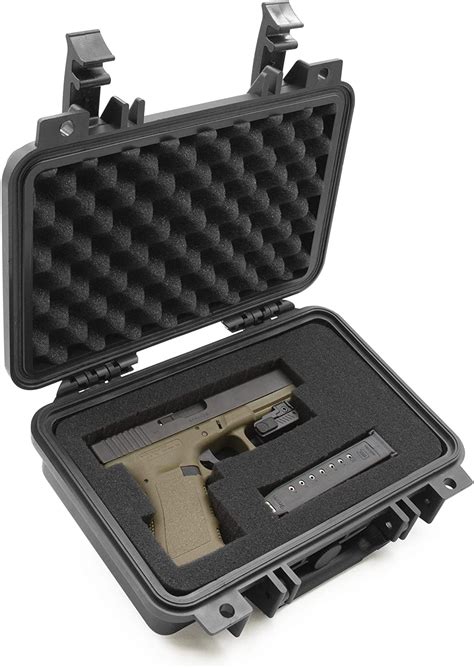 casematix  hard gun case  pistols waterproof shockproof gun cases  pistols compact