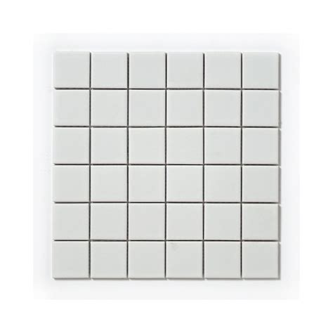 white square tiles matt white mosaic wall floor tile