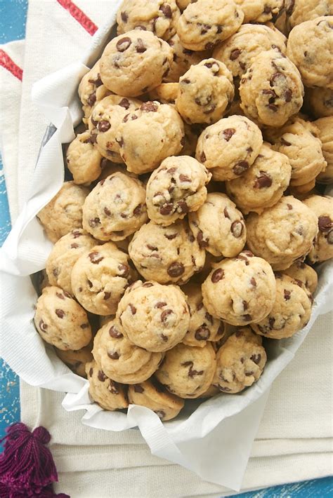 easy mini chocolate chip cookies bake  break