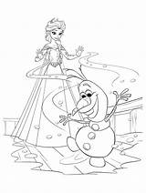 Lodu Kraina Kolorowanki Olaf Wydruku Elsa Disney Anna Sunny sketch template