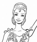 Barbie Coloring Pages Face Getdrawings Dream House Getcolorings Color Printable sketch template