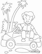 Coloring Car Mini Pages Kids sketch template