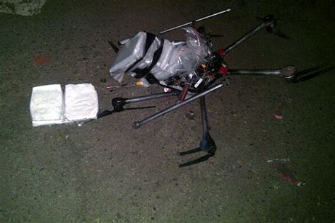 drone carrying meth crashes  parking lot