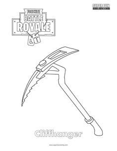 fortnite battle royale coloring page rainbow smash weapon fortnite