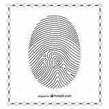Fingerprint Vector Thumb Print Vectors Getdrawings Ago Years Graphic sketch template