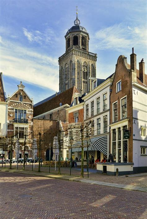 nieuwe markt  deventer waar wij vroeger gewoond hebben nederland stad landschappen