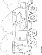 Pages Crane Coloring Hoisting Printable sketch template