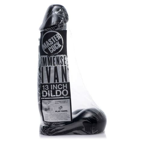 Huge Dildo Thick Girth Dong Black Anal Plug Extra Large Width Cock