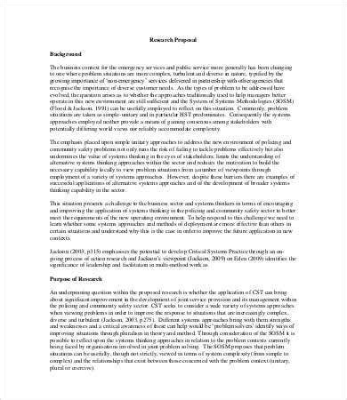 research methodology proposal sample research proposal