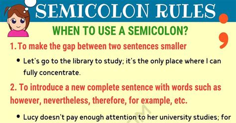 semicolon grammar