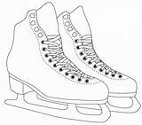 Figure Coloring Pages Skates Skater Girls Coloringtop sketch template