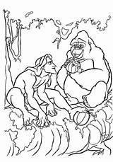 Tarzan Coloring Books Pages sketch template