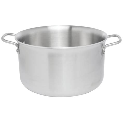 vollrath tribute  qt tri ply stainless steel stock pot