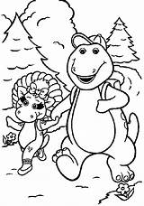 Barney Coloring Pages Cartoon Color Printable Dinosaur Sheets Friends Character Print Kids Book Sheet Purple Characters Coloringhome sketch template