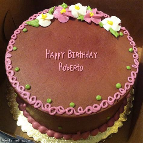 happy birthday roberto cakes cards wishes
