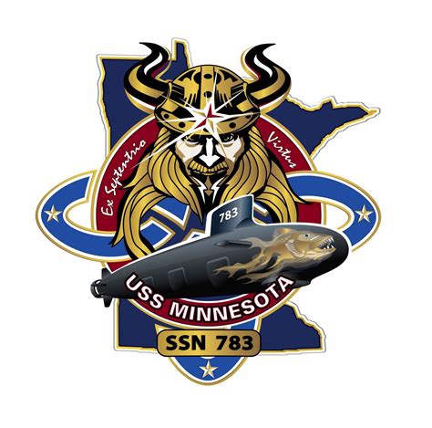 great navy museums   official ships crest   fast attack submarine minnesota