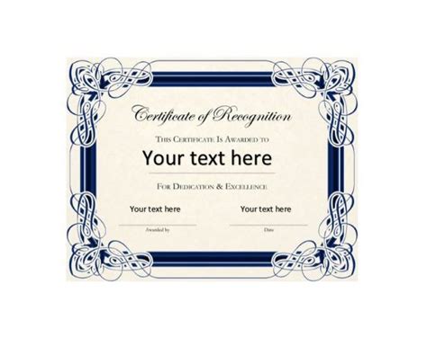 certificate  recognition   certificate templates  certificates templates printable