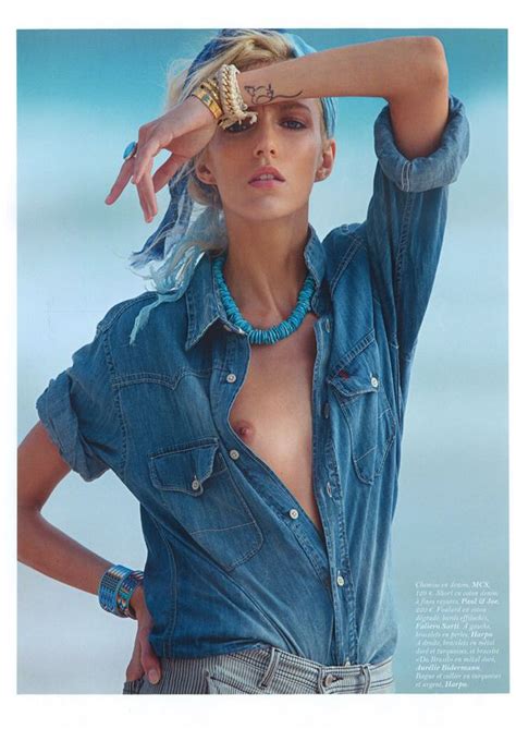 anja rubik topless in vogue magazine france your daily girl