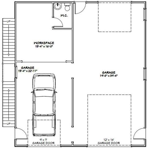 house  bedroom  bath  sq ft  floor plan etsy garage floor plans floor plans