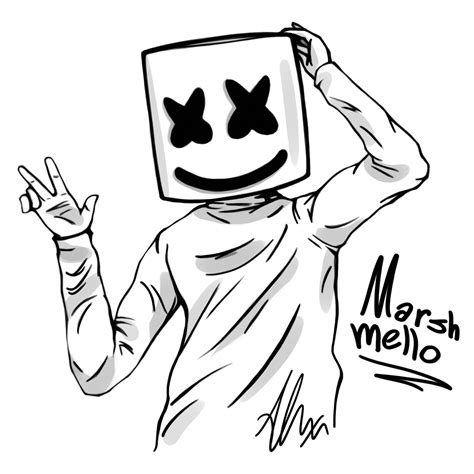 marshmello  happywasabii  deviantart hipster drawings joker art