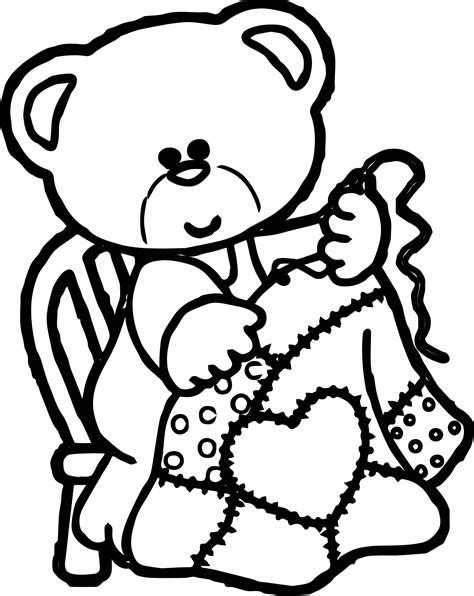 baby girl bear coloring pages wecoloringpagecom