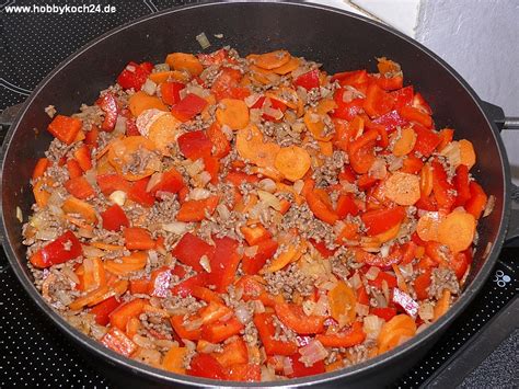 paprikagemuese mit rinderhackfleisch hobbykochde