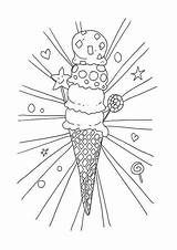 Ausmalbilder Ausmalen Dekoking Süßigkeiten Malvorlagen Suessigkeiten A4 Buch sketch template