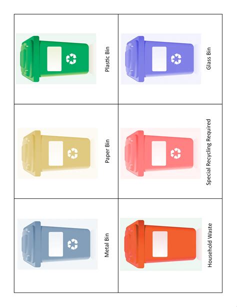 printable recycling sorting game recycling sorting recycling