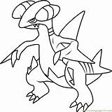 Gabite Pokémon Coloringpages101 sketch template