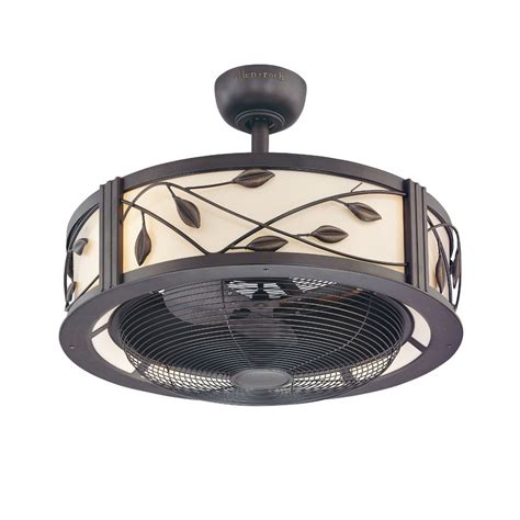 flush mount caged ceiling fan  light ceilling