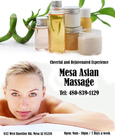 pin  mesa asian massage images