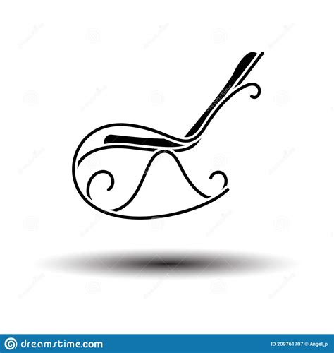 rocking chair icon stock vector illustration  style