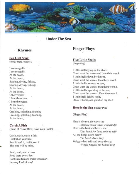 sea songs ocean theme preschool preschool songs   sea