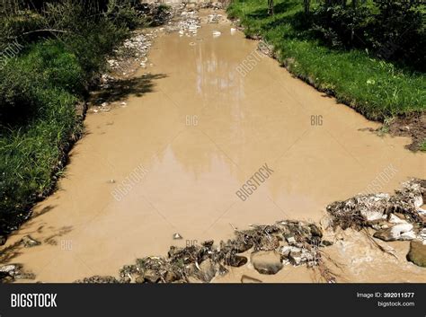dirty polluted river image photo  trial bigstock