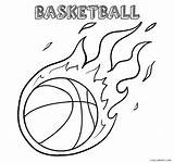 Basketball Coloring Pages Printable Ball Kids sketch template