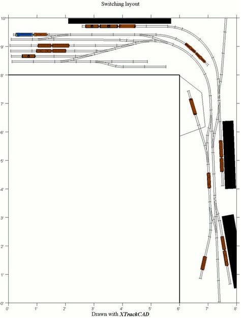 8x10 Ho Scale Switching Layout The Internets Original Free Download