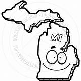 Coloring Michigan Pages State Msu Getcolorings Sheet Map Printable sketch template