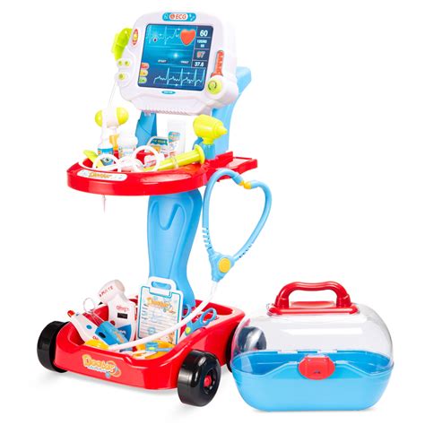 choice products play doctor kit  kids pretend medical station