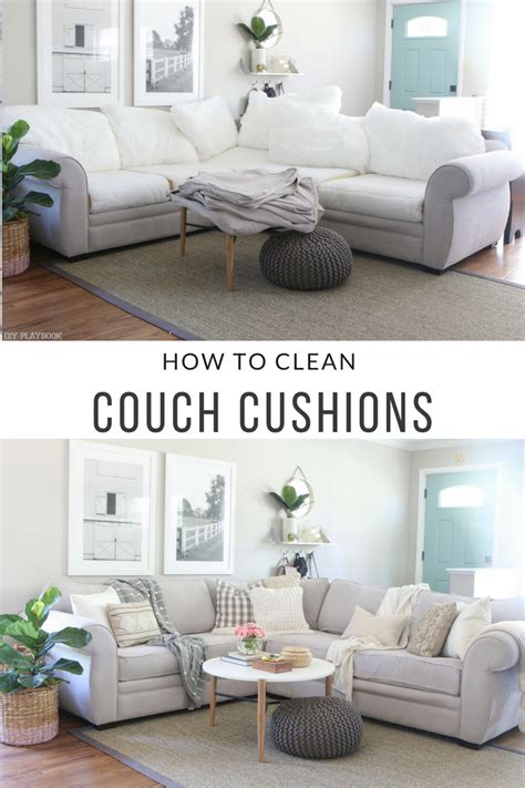 clean couch cushions   easy steps  diy playbook