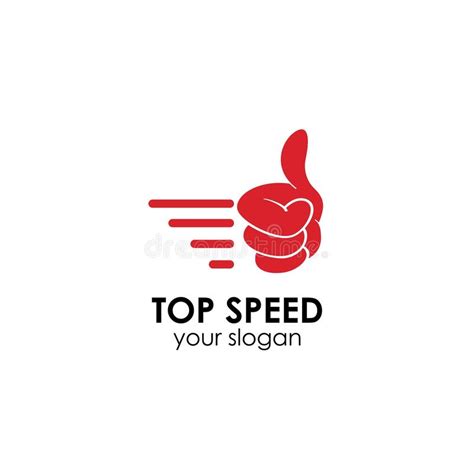 speed logo design silhouette speedometer symbol icon vector stock illustration illustration
