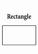 Coloring Pages Rectangle Shapes Indiaparenting sketch template