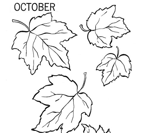 printable leaf coloring pages  kids coloring pages