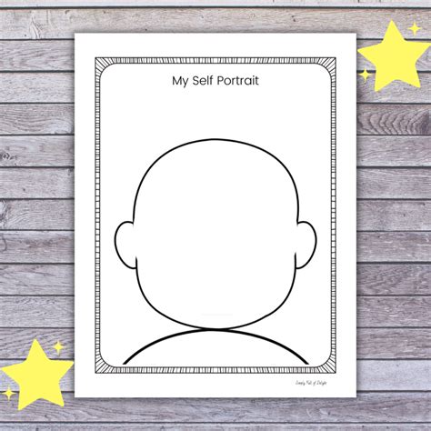 portrait template printable word searches