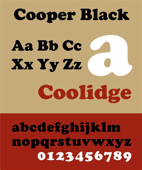 cooper black font wiki typografieinfo