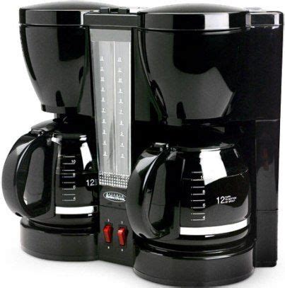 double coffee maker   electronic zapper  detects