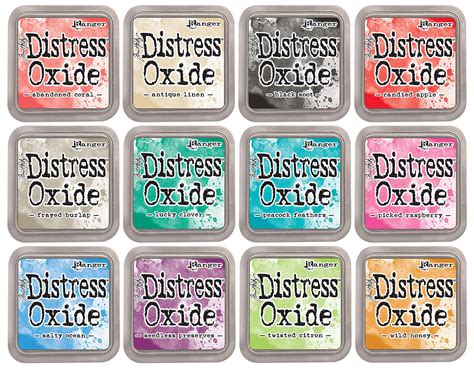 tim holtz distress oxide ink bundle june  release  includes  ink