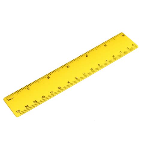 plastic ruler cm  inches straight ruler yellow measuring tool  office walmartcom