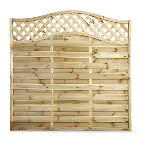 decorative wooden fence panel hmwm departments diy  bq