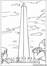 Monumento Colorkid Obelisco Maracay Waszyngtona Ellis Estatua Cascate Niagara Pomnik Libertad Kolorowanka Zjednoczone Stany Vereinigten Amerika Staaten Freiheitsstatue Amerikanische Flagge sketch template